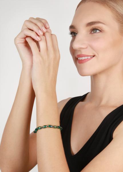 Green - Petit Glamour d'Afrique - Konplott bracelet
